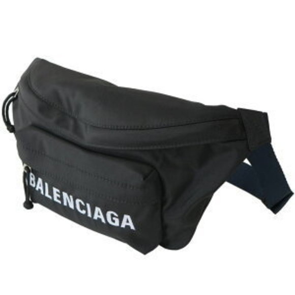 Balenciaga Wheel Belt Pack Black Navy Blue - Picture 1 of 4